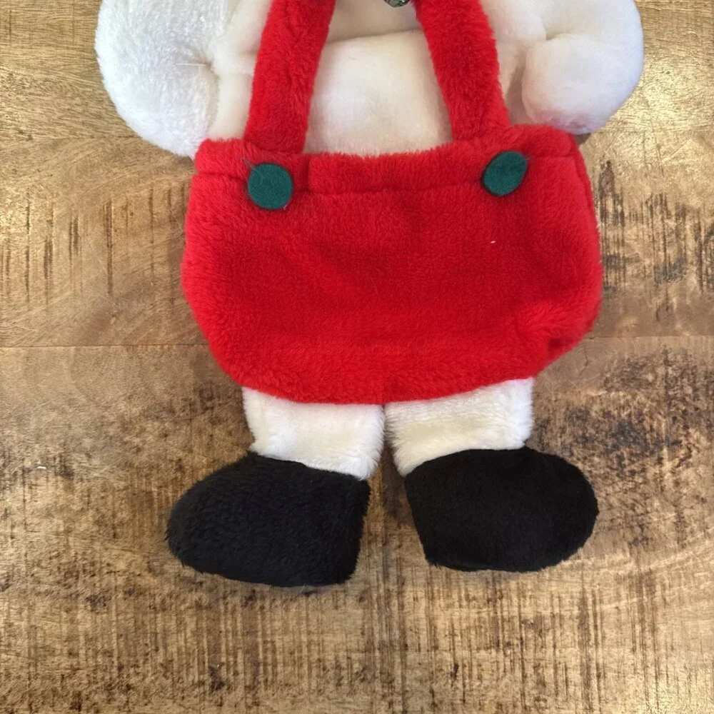 1985 Rennoc Santa’s Best 3D White Teddy Bear Plush Christmas Stocking 21